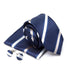 Stylish Silk Necktie With Pocket Square And Matching Cufflinks Set For Men Retro Formal Wear Necktie Set For Men