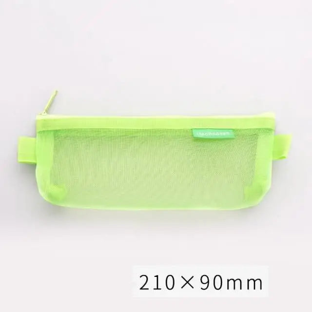 Stylish Transparent Office Pencil Case Simple Design Pen Bags Cute Storage Lightweight Pencil Bags For Student - 18