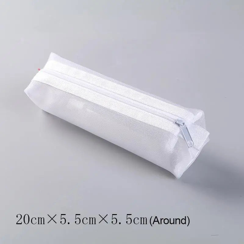 Stylish Transparent Office Pencil Case Simple Design Pen Bags Cute Storage Lightweight Pencil Bags For Student