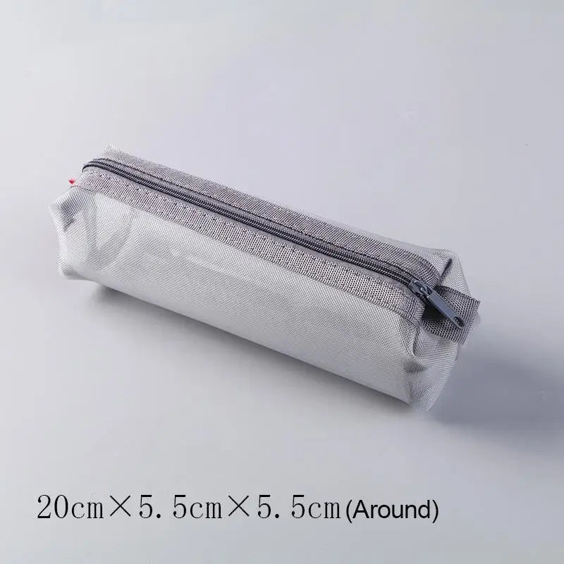 Stylish Transparent Office Pencil Case Simple Design Pen Bags Cute Storage Lightweight Pencil Bags For Student