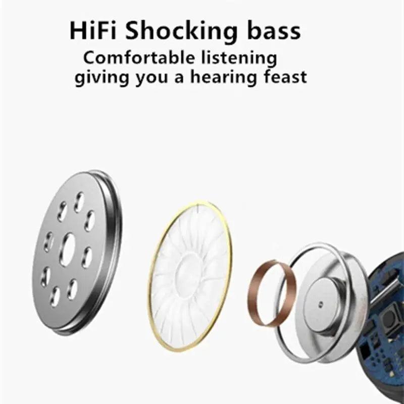 Stylish Wireless Bluetooth Earphones Magnetic Sports Running Headset IPX5 Waterproof Noise Cancelling Stereo Magnetic