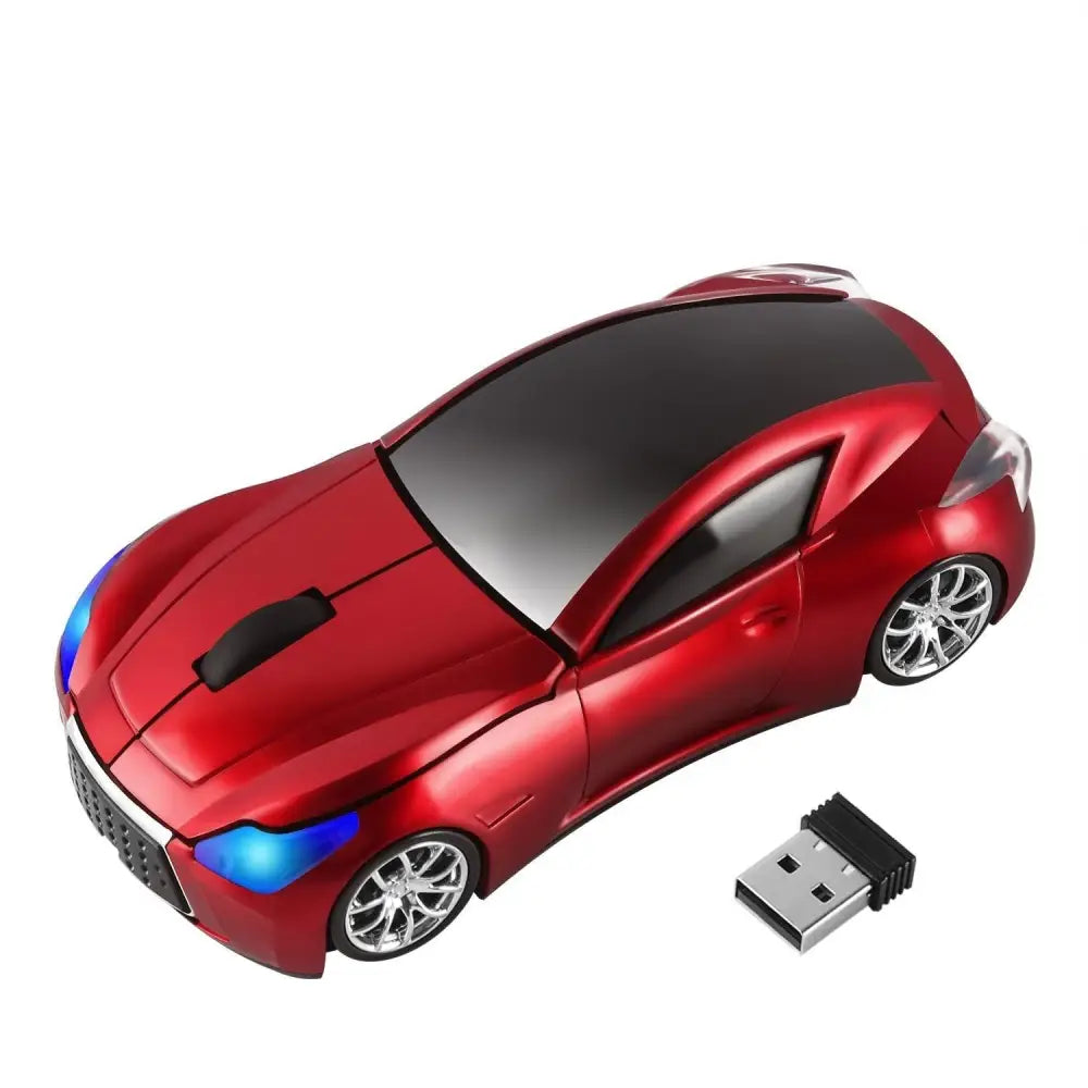 Stylish Wireless Computer Car Shape Mouse Mini 3D Ergonomic PC Gamer Mouse Retro Optical Mice 1600 DPI USB Receiver