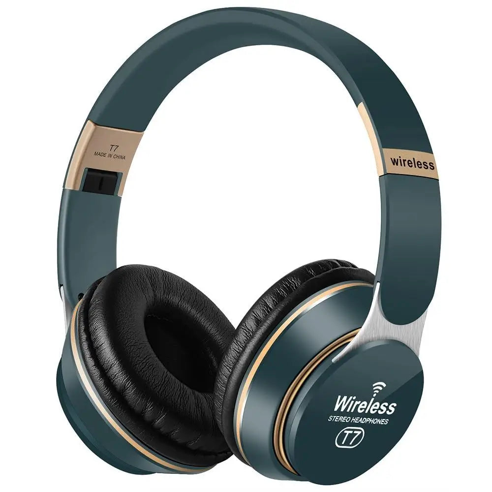 Stylish  Wireless Headphones 3D Stereo Bluetooth Foldable Gaming Headphones With Mic Foldable Lightweight Neckband Headphone For Mobile PC Laptop - STILLKER - 718, bluetooth earphones, bluetooth headphones, comfortable headphones, earphone, foldable headphones, gamer headphones, gaming earphone, gaming headphones, headphones, headset, modern headphones, new style headphones, noise reduction headphones, stereo headphones, stylish headphones, user friendly headphones, wireless headphones- Stevvex.com