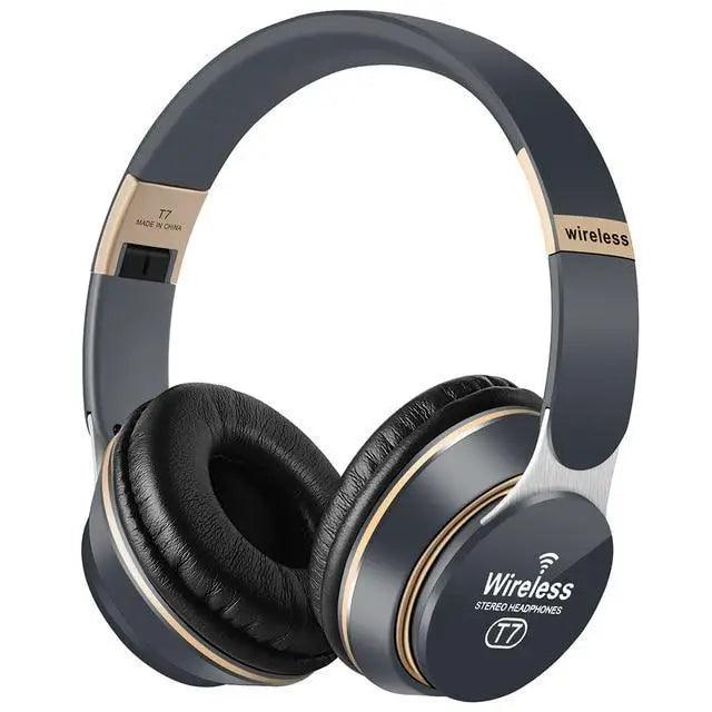 Stylish  Wireless Headphones 3D Stereo Bluetooth Foldable Gaming Headphones With Mic Foldable Lightweight Neckband Headphone For Mobile PC Laptop - STILLKER - 718, bluetooth earphones, bluetooth headphones, comfortable headphones, earphone, foldable headphones, gamer headphones, gaming earphone, gaming headphones, headphones, headset, modern headphones, new style headphones, noise reduction headphones, stereo headphones, stylish headphones, user friendly headphones, wireless headphones- Stevvex.com