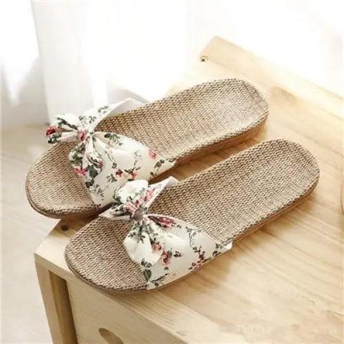 Stylish Women Flax Slippers Casual Summer Flower Elegant Fashion Slippers For Womens - ALLURELATION - 502, Beach Slippers, Casual Slippers, Comfort Slippers, Elegant Slippers, Fashion Slippers, Home Slippers, Luxury Slippers, Shoes, Slippers, Soft Slippers, Stylish Slippers, Summer Slippers, Women Shoes, Women Slippers, Womens Shoes, Womens Slippers - Stevvex.com