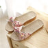 Stylish Women Flax Slippers Casual Summer Flower Elegant Fashion Slippers For Womens - ALLURELATION - 502, Beach Slippers, Casual Slippers, Comfort Slippers, Elegant Slippers, Fashion Slippers, Home Slippers, Luxury Slippers, Shoes, Slippers, Soft Slippers, Stylish Slippers, Summer Slippers, Women Shoes, Women Slippers, Womens Shoes, Womens Slippers - Stevvex.com