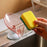 Suction Cup Soap Dish Holder Leaf - Shape Self - Draining Soap Saver Box Not Punched for Shower Bathroom Kitchen Soap