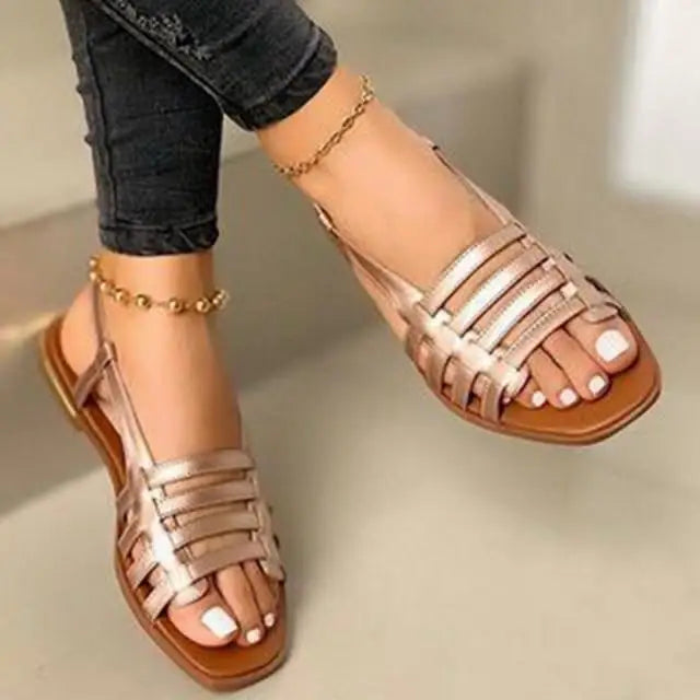 Summer Cristal Shine Women's Sandal Fashion Comfortable Luxury Non Slip Sandals - ALLURELATION - 502, Beach Sandals, Buckle Strap, Buckle Strap Sandals, Casual Womens Shoes, Comfort Sandals, Crystal Sandals, Elegant Sandals, Fashion Sandals, Sandals, Shoes, Stylish Sandals, Summer Sandals, Women Sandals, Women Shoes, Womens Sandals, Womens Shoes - Stevvex.com