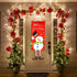 Super Cute Merry Christmas Decorations For Home Ornaments Garland New Year Xmas Door Decor Hanging Cloth Gifts