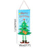 Super Cute Merry Christmas Decorations For Home Ornaments Garland New Year Xmas Door Decor Hanging Cloth Gifts - 1pcs