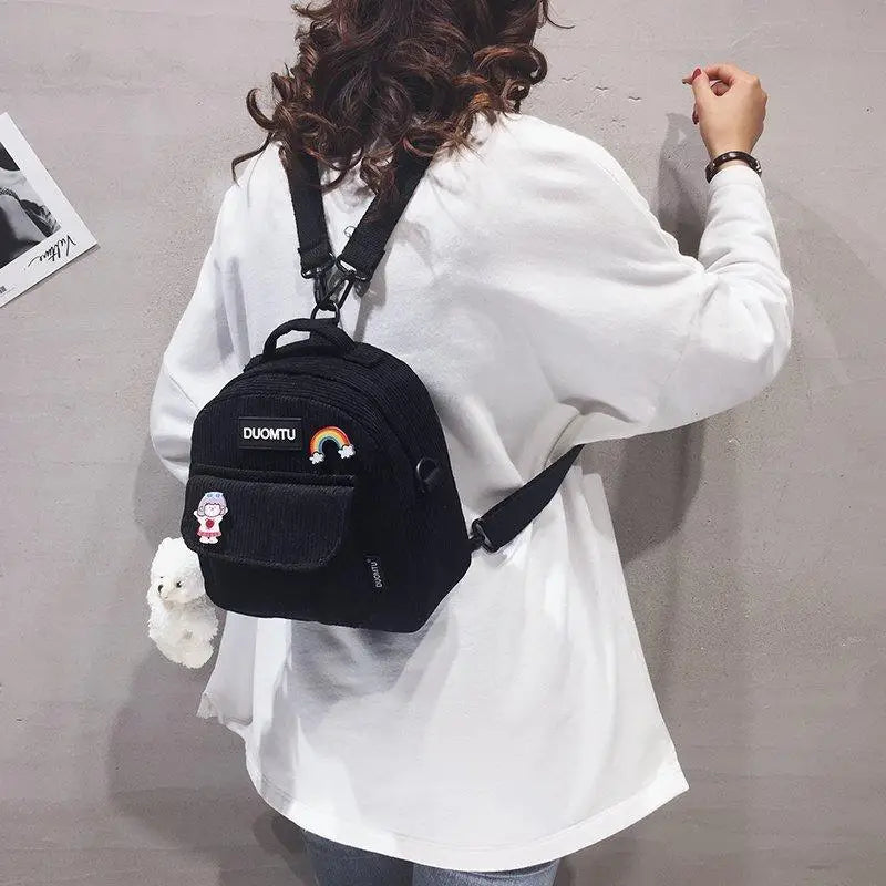 Super Cute Small Backpack Female Nice Shoulder Bags Multi - purpose Ladies Backpacks Travel Bag for Girls - ALU11080FEP