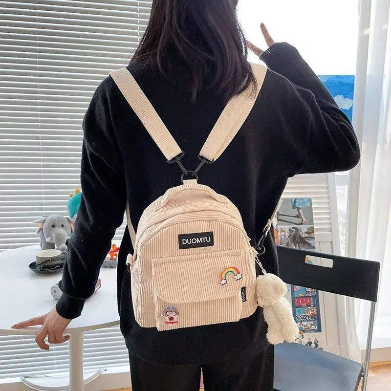 Super Cute Small Backpack Female Nice Shoulder Bags Multi - purpose Ladies Backpacks Travel Bag for Girls - ALU11080FEP