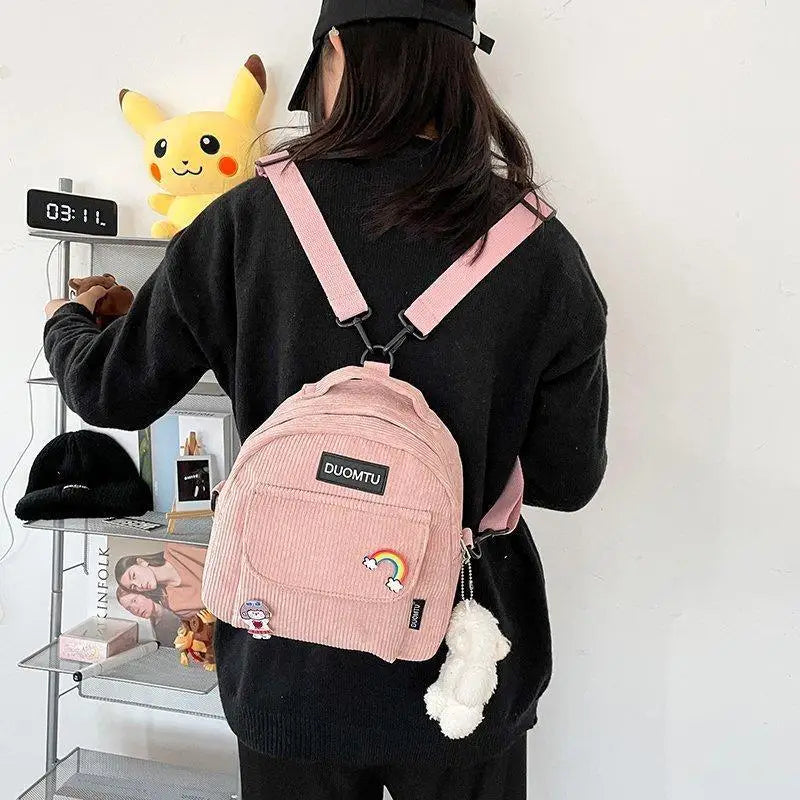 Super Cute Small Backpack Female Nice Shoulder Bags Multi - purpose Ladies Backpacks Travel Bag for Girls - ALU11080FEP