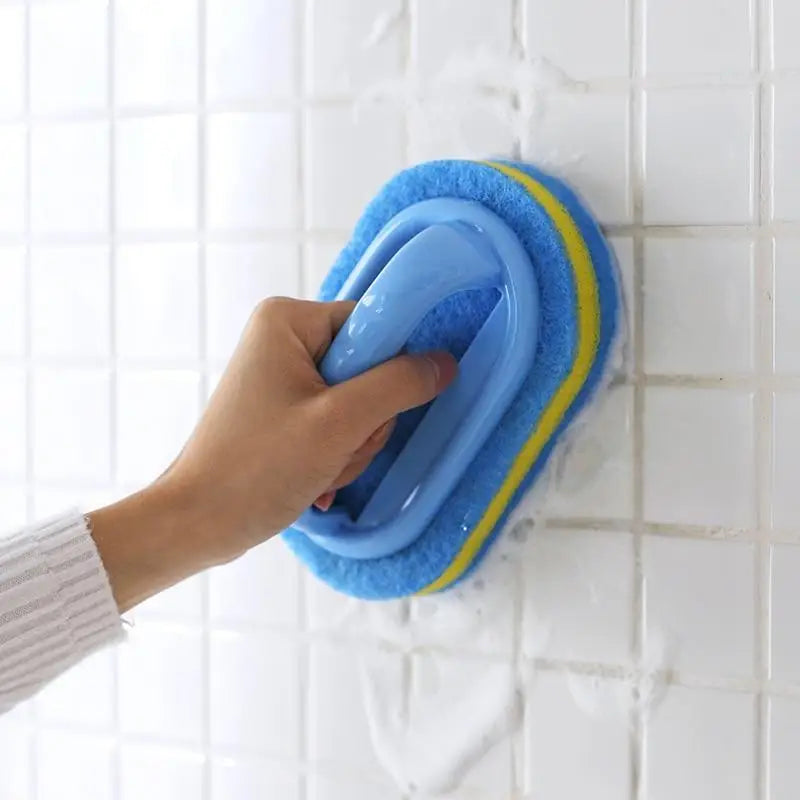 Super Quality Kitchen Cleaning Bathroom Toilet Kitchen Glass Wall Cleaning Bath Brush Handle Sponge Bath BottomBathtub