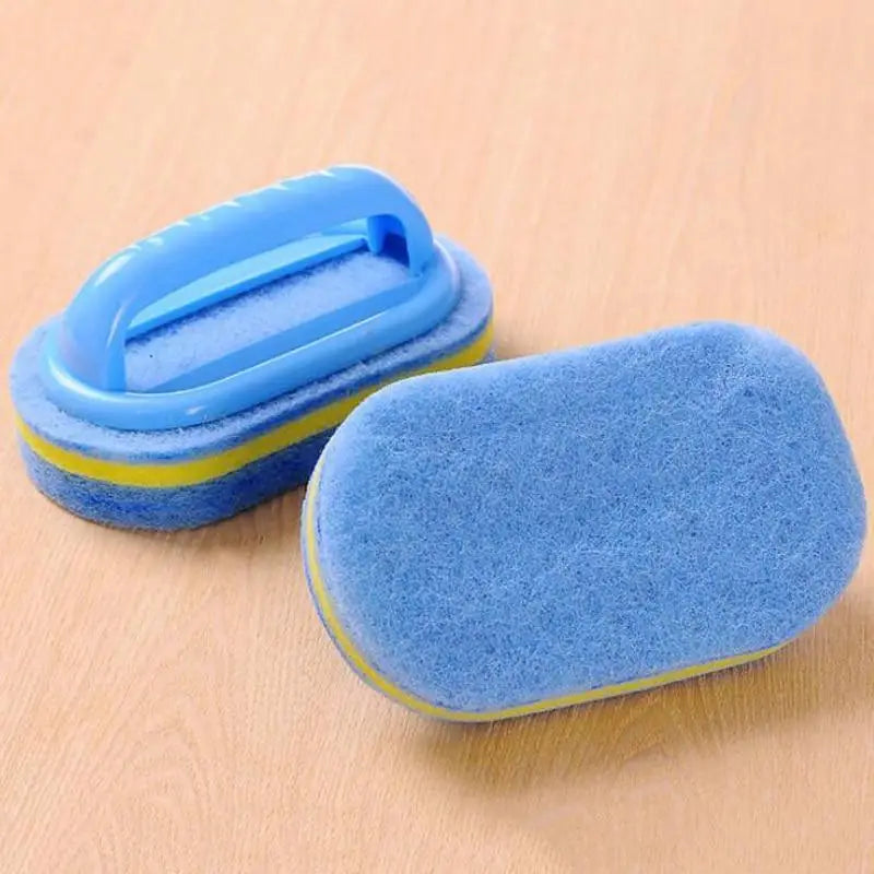 Super Quality Kitchen Cleaning Bathroom Toilet Kitchen Glass Wall Cleaning Bath Brush Handle Sponge Bath BottomBathtub