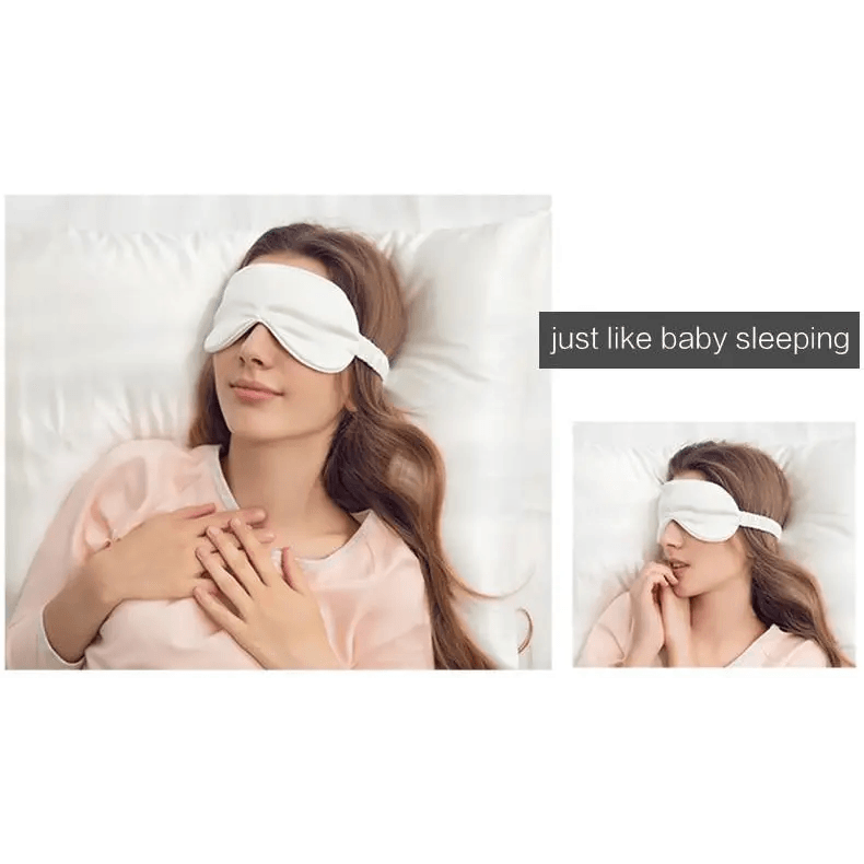 Super Smooth Mulberry Silk Sleep Eye Mask & Blindfold With Elastic Strap Travel Eye Patch Soft Nap Eye Patch Eye Cover