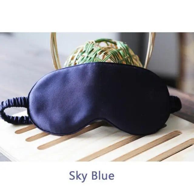 Super Smooth Mulberry Silk Sleep Eye Mask & Blindfold With Elastic Strap Travel Eye Patch Soft Nap Eye Patch Eye Cover