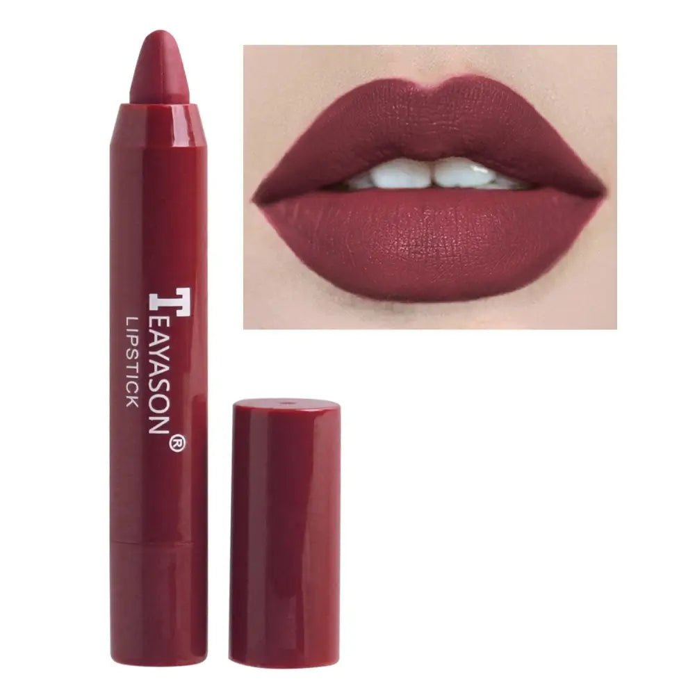 Super Stay 12 Colors Matte Lipsticks - Long Lasting Waterproof Non Stick Lip Pencil Cosmetics - ALLURELATION - 576, Birthday gifts, Christmas gifts, cosmetic for women, cosmetics, Gift for girlfriends, Lip pencils, Lip pensils, makeup, Matte lip caryons, matte lip pensils, matte lipsticks, Trending lipsticks, women cosmetics - Stevvex.com