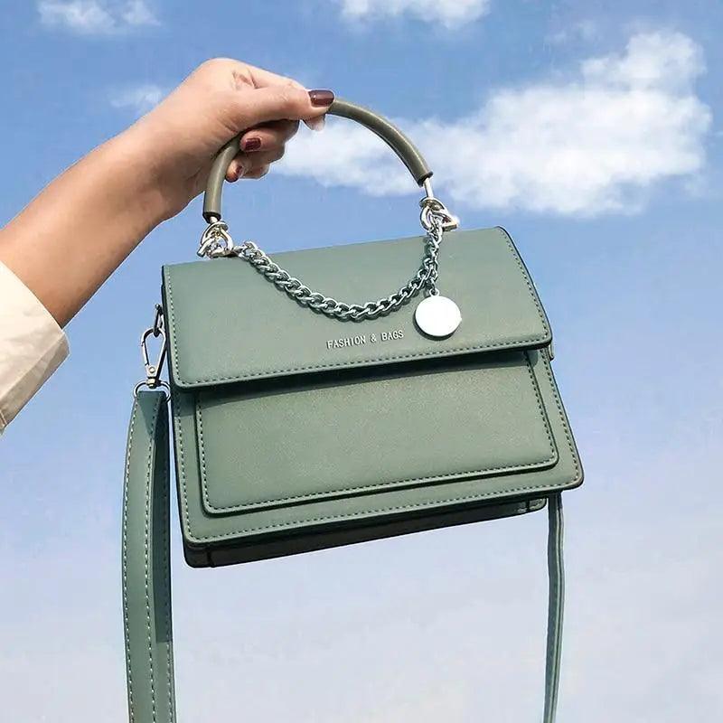 Super Stylish Square bag For Females High quality PU Leather Women’s Designer Handbag Travel Shoulder Bag - ALU93104KLM