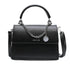 Super Stylish Square bag For Females High quality PU Leather Women’s Designer Handbag Travel Shoulder Bag - Black