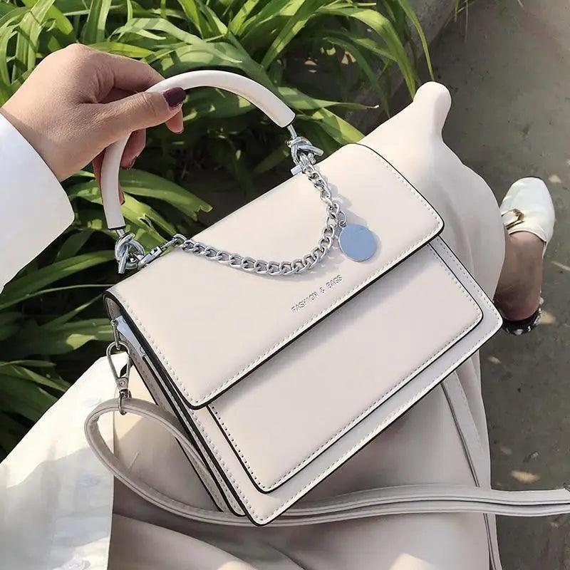 Super Stylish Square bag For Females High quality PU Leather Women’s Designer Handbag Travel Shoulder Bag - ALU93104KLM