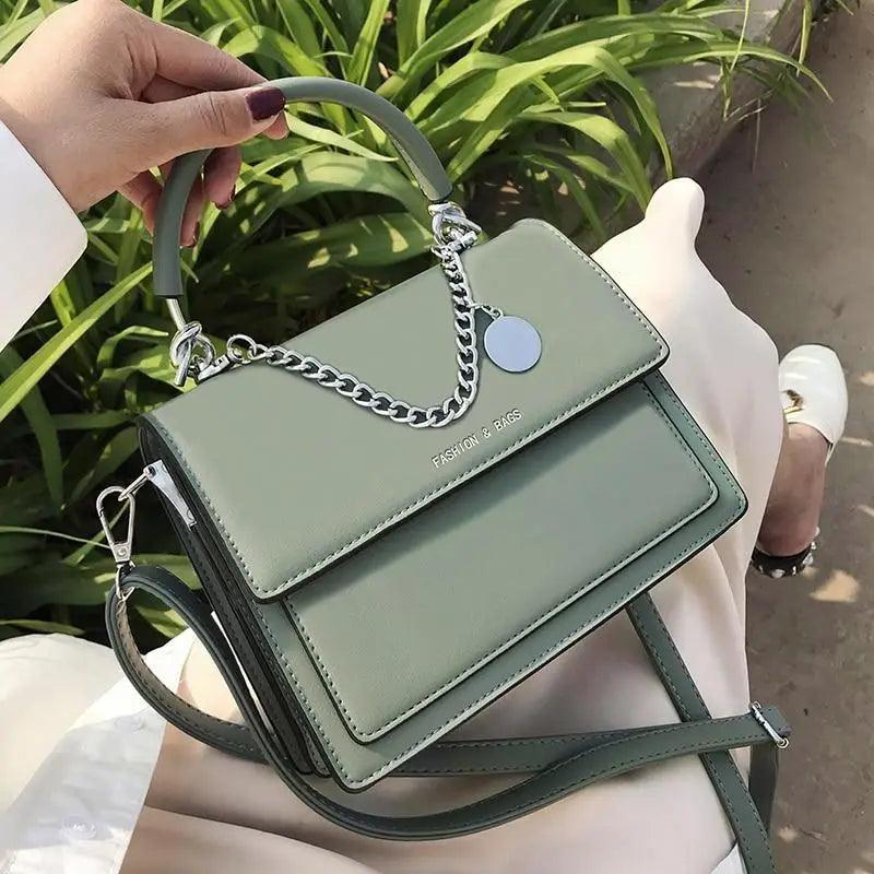 Super Stylish Square bag For Females High quality PU Leather Women’s Designer Handbag Travel Shoulder Bag - ALU93104KLM