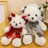 Superior Quality Cute Teddy Bear With Dress Plush Doll Stuffed Animals Kids Toys Room Decor Christmas,VE Valentine