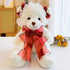 Superior Quality Cute Teddy Bear With Dress Plush Doll Stuffed Animals Kids Toys Room Decor Christmas,VE Valentine