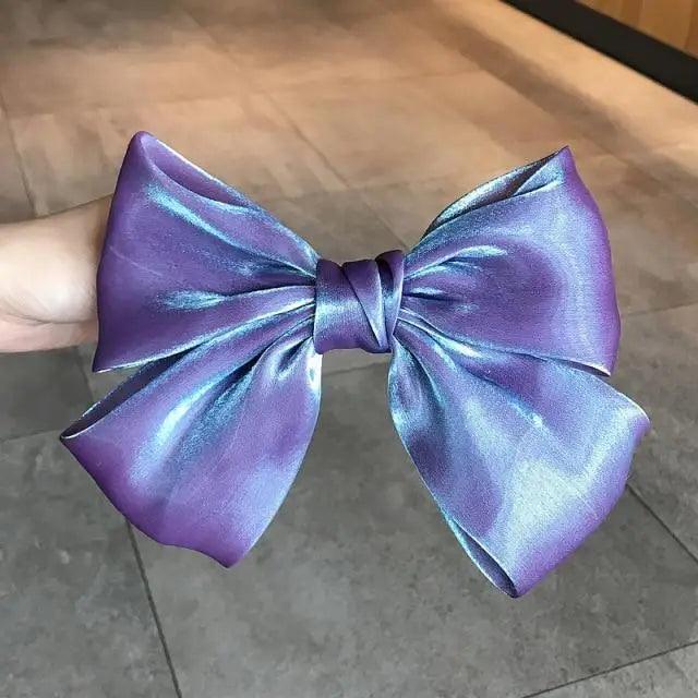 Sweet Children Big Bows Hair Clip Hair Accessories Satin Silk Princess Bow Hair For Girls New Design Hair Clips - 4