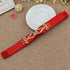 Thin Elastic Stretch Women Buckle Skinny Fashion Belts Metal Leaf Buckle Design Belts For Ladies - 8 - STIL7698NCVXN