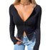 Top fashion Women Ribbed Knitted Long Sleeve Elegant Cute Fashion Crop Tops for Summer - ALLURELATION - 578, crop tops, Cute crop tops, elegant crop tops, Fashion Crop top, fashion crop tops, Fashion tops, summer crop tops, women Crop top, women crop tops, women T shirts, Womens clothing - Stevvex.com