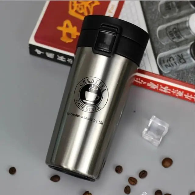 Top Quality Premium Travel Coffee Mug Stainless Steel Thermos Tumbler Cups Vacuum Flask Thermo Water Bottle Tea Mug Thermocup - ALLURELATION - 501, 579, Best selling thermo mug, coffee cup, Coffee Mug, easy to carry mug, elegant mug, Environmental protection coffee cup, gift for girls, gift mugs, Hot sale thermo mug, Kitchen Appliances, Stainless Steel Mug, Tea Mug, Thermo Water Bottle, Thermocup, Thermos, Thermoses, Top Quality Thermose mug, travel mug, Vacuum Flask, Vacuum Flasks - Stevvex.com