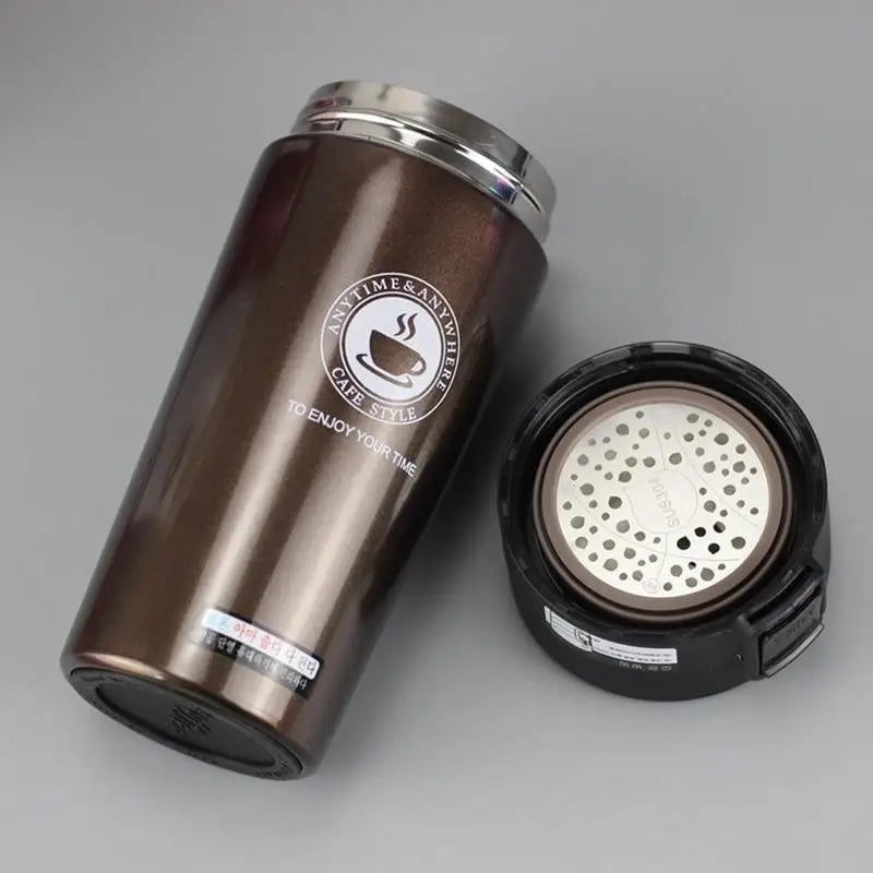 Top Quality Premium Travel Coffee Mug Stainless Steel Thermos Tumbler Cups Vacuum Flask Thermo Water Bottle Tea Mug Thermocup - ALLURELATION - 501, 579, Best selling thermo mug, coffee cup, Coffee Mug, easy to carry mug, elegant mug, Environmental protection coffee cup, gift for girls, gift mugs, Hot sale thermo mug, Kitchen Appliances, Stainless Steel Mug, Tea Mug, Thermo Water Bottle, Thermocup, Thermos, Thermoses, Top Quality Thermose mug, travel mug, Vacuum Flask, Vacuum Flasks - Stevvex.com