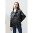 Top Quality PU Faux Leather Jacket Women Loose Sashes Casual Biker Jackets Outwear Female Tops BF Style Black Leather