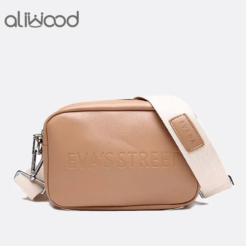 Trendy Designer Leather bag For Ladies And Shoulder Messenger Bags Simple Fashionable Letter Flap Females Crossbody Bag