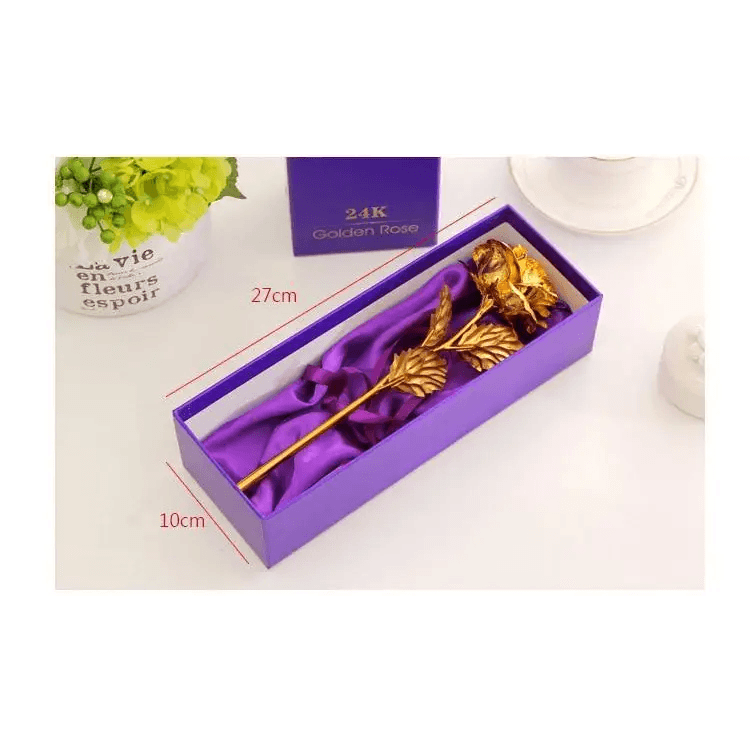 Trendy Flower Gift for Loved ones 24K Gold Rose Gift Big Rose with Gift Box Best Gift for Girlfriend Valentines Day - ALLURELATION - 24k Gold roses, 580, anniversary giff, Christmas gifts, gifts, Gifts For Girls, gifts for mother day, home decoration roses, Roses, Valentine's Day Gift, Women Anniversary gifts, Women birthday gifts - Stevvex.com