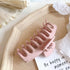 Trendy Matte Hair Claw Clips Nonslip Perfect Jaw hair clamps for Women Stylish Hair Clips Hair Pins Hair Styling Tools