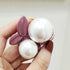 Trendy Mini Round Pearl Hair Claws for Women Elegant hic Barrettes Claw Crab Hairpins Styling Fashion Hair Accessories