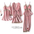 2021  Trendy New Four Pieces Warm Winter Pajamas Sets Women Sexy Lace Robe Pajama Sleepwear Suit Sleeveless Nightwear - Treko - 2021 pajamas, 2021 trends, birthday gifts, comfortable pajamas, family set pajamas, fashion 2021, fashionable pajamas, new trend 2021, pajamas 2021, pajamas for women, trends 2021, trendy pajamas, trendy pajamas 2021, trendy pajamas for women, winter pajamas, winter pajamas 2021, winter women pajamas, women pajamas- Stevvex.com