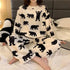 2021  Trendy Pajama Women Thick Flannel Warm Female Winter Pajama Set Long Sleeve Full Trousers Two Piece Pajamas Animal Cartoon Pajamas - Treko - 2021 trends, birthday gifts, comfortable pajamas, fashion 2021, fashionable pajamas, new trend 2021, pajamas, pajamas 2021, pajamas for women, pajamas set, trends 2021, trendy kids pajamas, trendy pajamas, trendy pajamas 2021, trendy pajamas for women, winter women pajamas, women pajamas- Stevvex.com