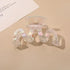 Trendy Pearl Hair Claws For Women Stylish Small White Pearl Hair Claws Hair Clips New Design Hair Accessories For Women