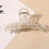 Trendy Pearl Hair Claws For Women Stylish Small White Pearl Hair Claws Hair Clips New Design Hair Accessories For Women