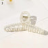 Trendy Pearl Hair Claws For Women Stylish Small White Pearl Hair Claws Hair Clips New Design Hair Accessories For Women