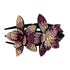 Trendy Rhinestone Double Flower Hair Clip Elegant Crystal Hair Combs Non - slip Comb Rhinestone Hairpins Pearls Design