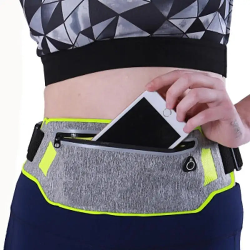 Trendy Slim Running Belt Fanny Pack Fitness Workout Exercise Waist Bag Jogging Belt Bag Gym Fitness Bag Ultra Light