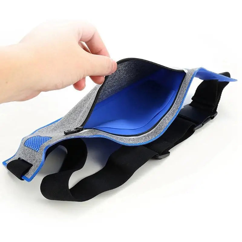 Trendy Slim Running Belt Fanny Pack Fitness Workout Exercise Waist Bag Jogging Belt Bag Gym Fitness Bag Ultra Light