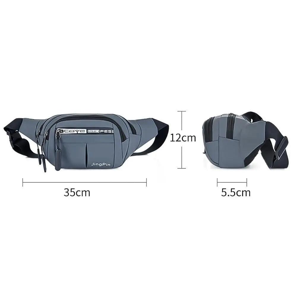 Trendy Waist Pouch Bag Hip Pack With Adjustable Straps for Casual Travel Hiking Running Outdoor Sports Classy Money