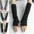 Trendy Winter Long Section Of Wool Fingerless Gloves Casual Wear Gloves In Winter For Women 2021 - Treko - 2021 trends, birthday gifts, breathable gloves, comfortable gloves, fashion 2021, fashionable gloves, new trend 2021, stylish gloves, summer winter gloves, trends 2021, trendy gloves, winter gloves- Stevvex.com