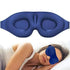 Unique 3D Contoured Cup Blindfold Concave Molded Night Sleep Mask Upgraded Eye Cover With Adjustable Strap Eye Pillow