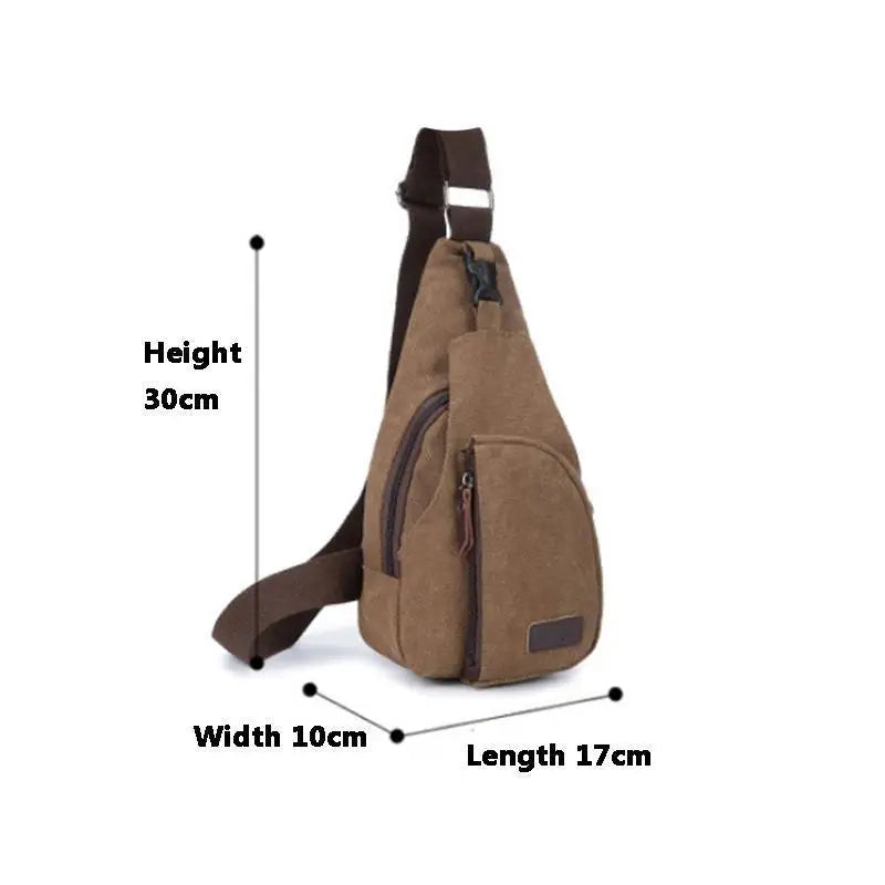 Unique Bag pack Style Vintage New Fashion Chest Shoulder Backpack Fanny Pack Cross body Bags for Men Travel Waist Bag